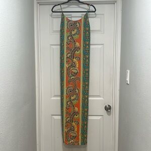 Harper spaghetti strap maxi dress. No size tag, l a small or small medium.
